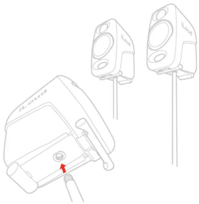 IK Multimedia iLoud Micro Monitor - Microphone stand mounting - 1