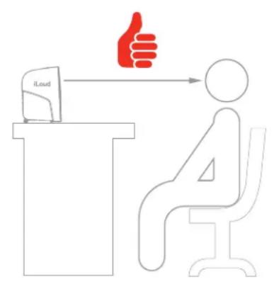 IK Multimedia iLoud Micro Monitor - Desktop positioning - 2
