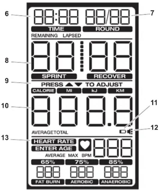 Schwinn Airdyne AD8 - PRESS ▲/▼ TO ADJUST - 1