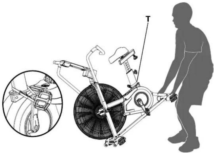 Schwinn Airdyne AD8 - Traslado de la máquina - 2
