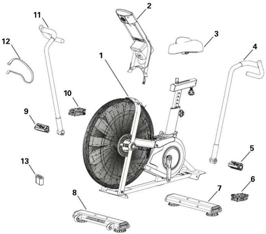 Schwinn Airdyne AD8 - GARANTIA - 2