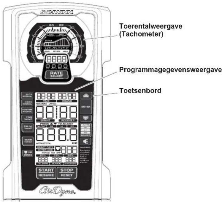 Schwinn Airdyne AD8 - Programma's - 1