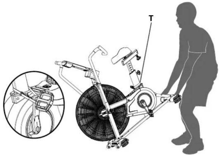Schwinn Airdyne AD8 - Déplacement de l'appareil - 2