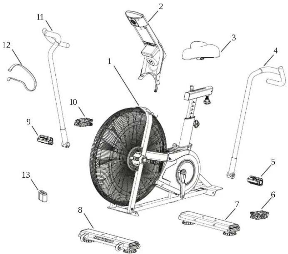 Schwinn Airdyne AD8 - PELIGRO - 3