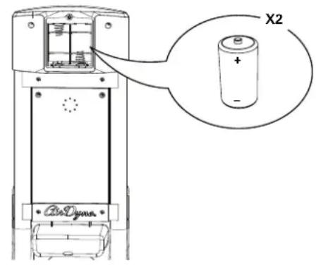 Schwinn Airdyne AD8 - Replacing the Console Batteries - 3