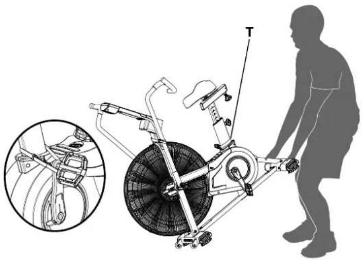 Schwinn Airdyne AD8 - Het toestel verplaatsen - 2