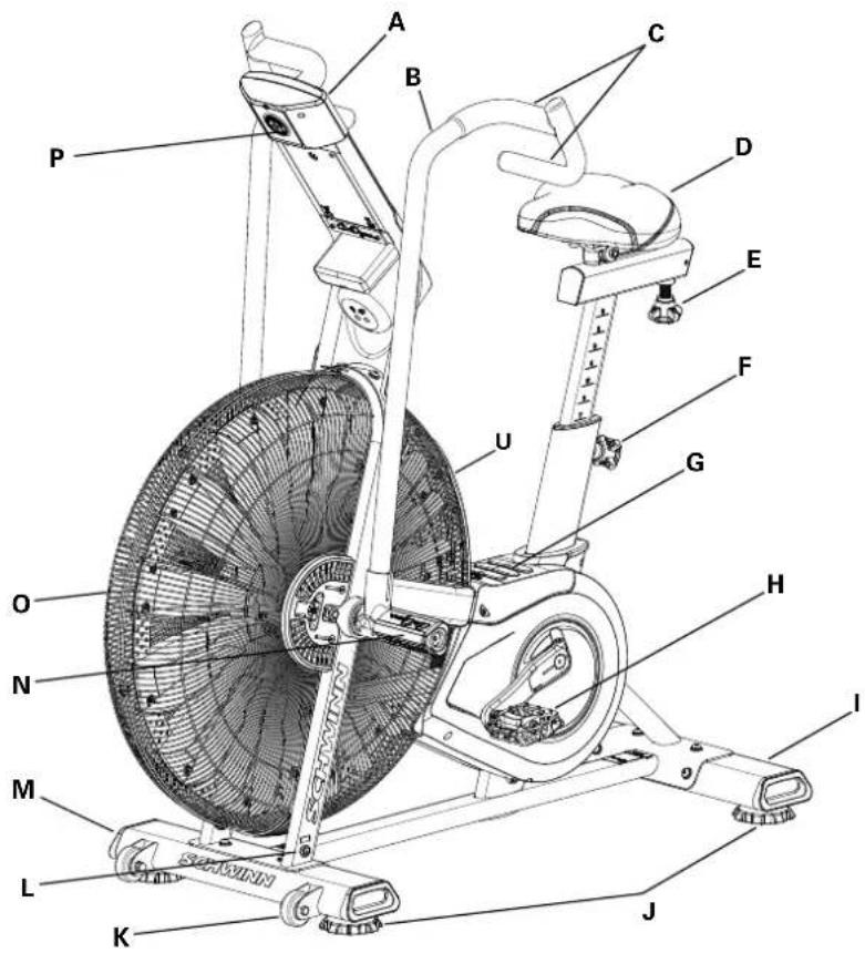 Schwinn Airdyne AD8 - VOORDAT U BEGINT - 1