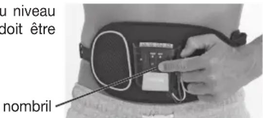 BEURER EM 39 - Quel est l'endetroit exclusif où la ceinture peut etre utilisee: - 1
