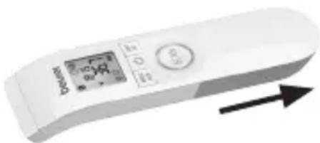BEURER FT 95 - Changing the batteries - 1