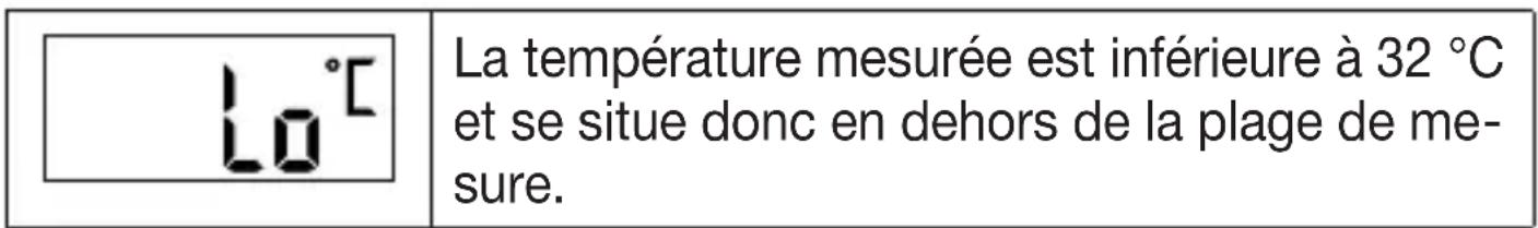 BEURER OT 30 - Messages d'erreur - 1