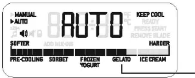 Solis Gelateria Pro 850 - USING THE CONSISTENCY SELECTION DIAL - 1