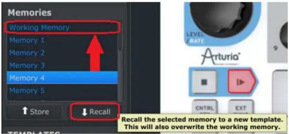 Arturia BeatStep - Rappeler l'édition du panneau frontal du BeatStep dans le MIDI Contrôle Center - 1