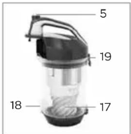 INVENTUM PJ010 - ENTLEEREN DES STAUBBEHÄLTERS - 1