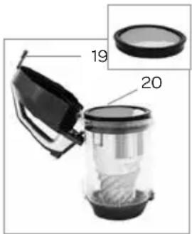 INVENTUM PJ010 - REINIGEN DES ZYKLONFILTERS - 1