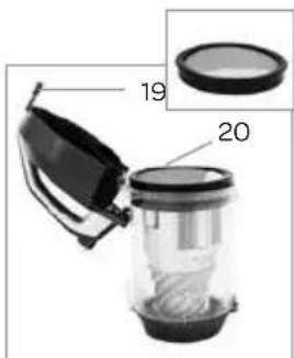 INVENTUM PJ010 - CLEANING THE CYCLONE FILTER - 1