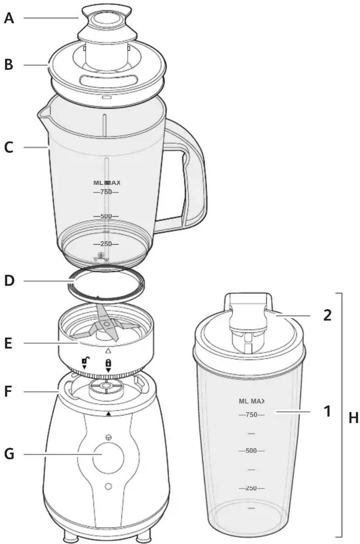 TEFAL Blend & Go - 1