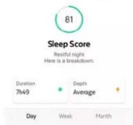 WITHINGS Pulse HR - Qu'est-ce que le score de sommeil ? - 3