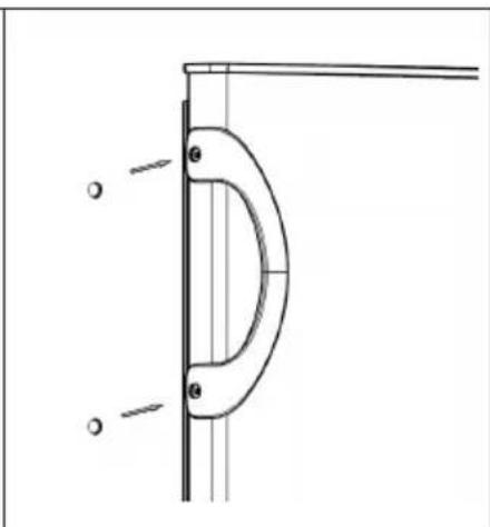 INVENTUM CVR501++ - Fixez la poignee sur la porte. - 3