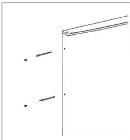 INVENTUM CVR501++ - Fix the handle to the door. - 1