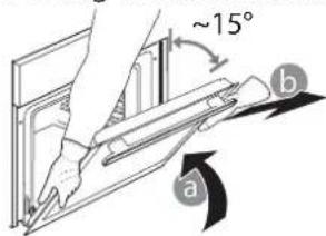WHIRLPOOL W7 OM4 4S1 P WH - REMOVING AND REFITTING THE DOOR - 2