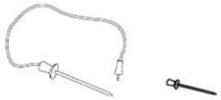 WHIRLPOOL W7 OM4 4S1 P WH - MEAT PROBE* - 1