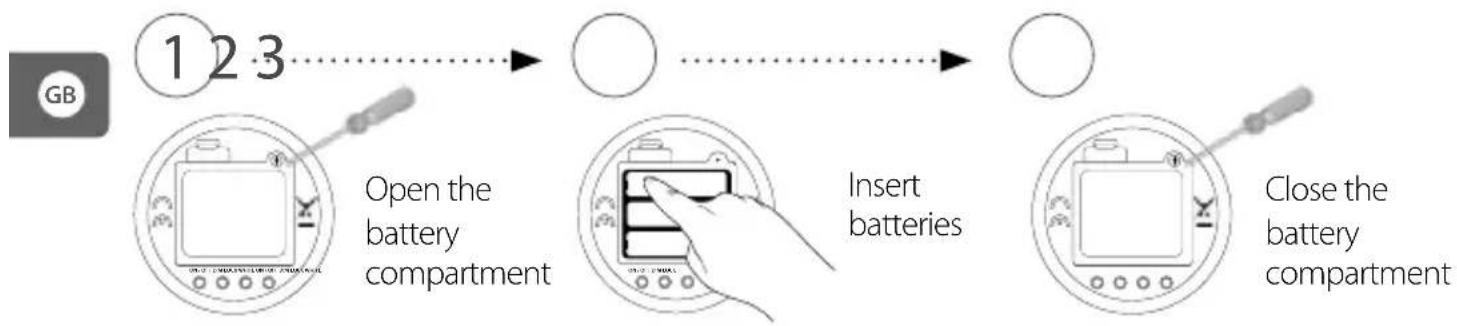 Reer Starlino 52100 - Installing the battery - 1