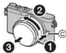 PANASONIC Lumix G 14mm f2.5 II ASPH. - Unir y quitar el objetivo - 3