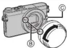 PANASONIC Lumix G 14mm f2.5 II ASPH. - Unir y quitar el objetivo - 2