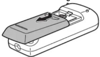 SHARP PNV602A - Einlegen der Batterien - 1