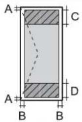 EPSON EP50V - 封筒の印刷領域 - 1