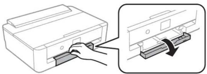 EPSON EP50V - A4サイズより長い用紙をセットする - 1