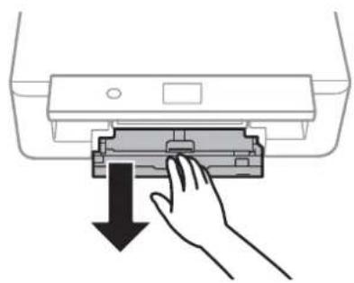 EPSON EP50V - A4サイズより長い用紙をセットする - 2