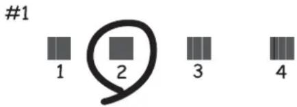 EPSON EP50V - プリントヘッドの位置を調整する - 操作パネル - 1