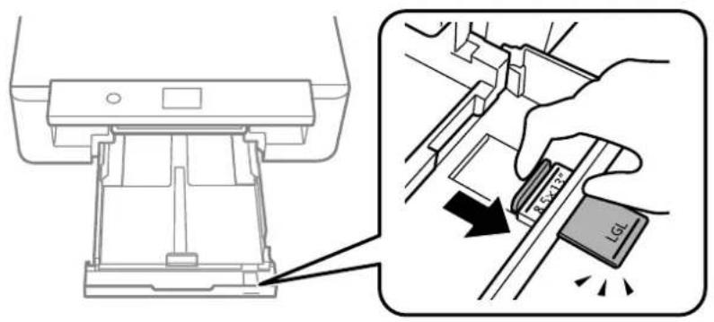 EPSON EP50V - A4サイズより長い用紙をセットする - 5