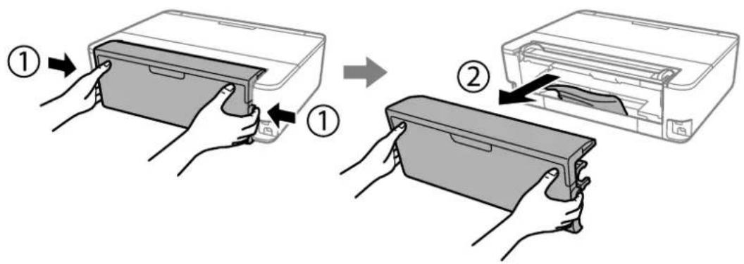 EPSON EP50V - 背面ユニットから詰まった用紙を取り除く - 1