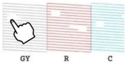 EPSON EP50V - ノズルチェックとヘッドクリーニングをする - 操作パネル - 2