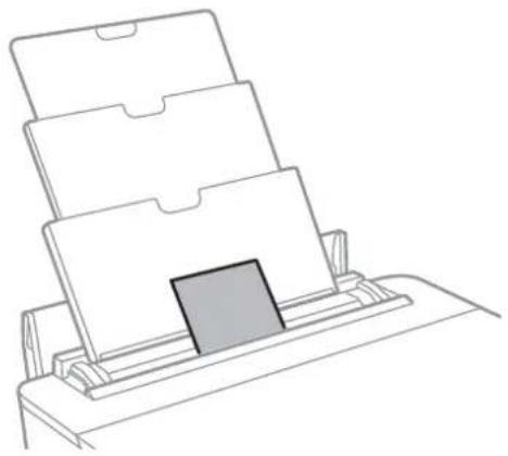 EPSON EP50V - 背面トレイに印刷用紙をセットする - 2