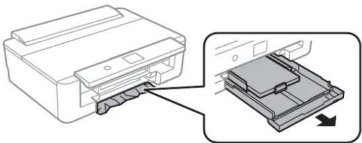 EPSON EP50V - 用紙トレイから詰まった用紙を取り除く - 1