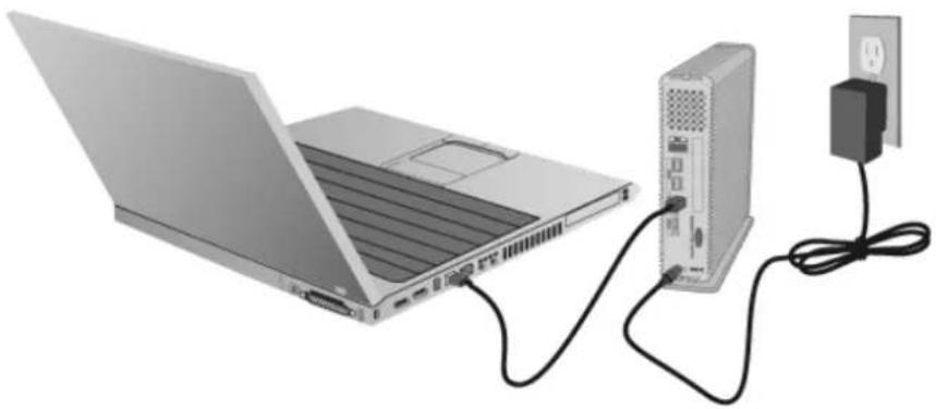 LACIE d2 Professional - ÉTAPE 1 - CONNEXION DU CÂBLE D'ALIMENTATION - 3