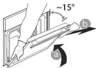 WHIRLPOOL AKZ9 6220 WH - REMOVING AND REFITTING THE DOOR - 2