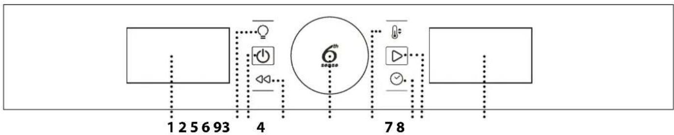WHIRLPOOL AKZ9 6220 WH - CONTROL PANEL - 1
