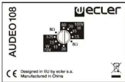 Ecler AUDEO 108 - CONEXIONADO - 1