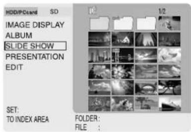 PANASONIC SVPT1PP - To pause the Slide Show: - 1
