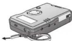 PANASONIC SVPT1PP - Attaching the Hand Strap - 2