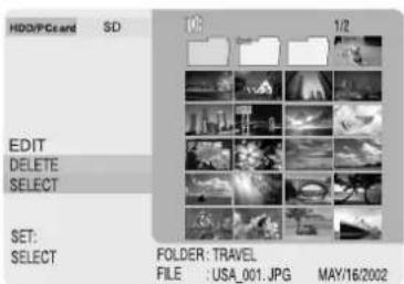 PANASONIC SVPT1PP - Selection d'images - 1