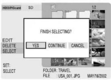 PANASONIC SVPT1PP - Selection d'images - 2