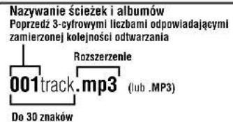PANASONIC SLSX429C - Podczas tworzenia plików MP3 do odtwarzania w urzadzeniu - 2