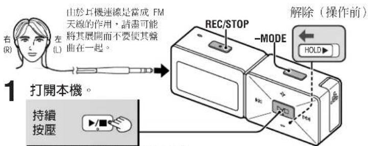 PANASONIC SLMP500V - 使用 FM 收音機(FM 收音機模式) - 1