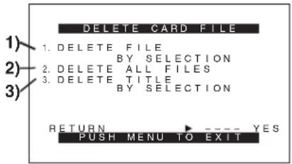 PANASONIC PVDV852 - Sous-menu [OTHER FUNCTIONS] - 1
