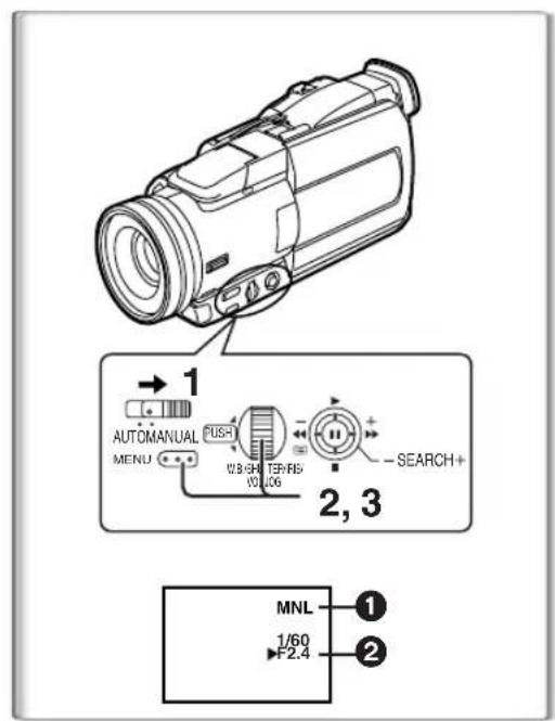PANASONIC PVDV852 - Annulation du réglage automatique de l'exposition - 2